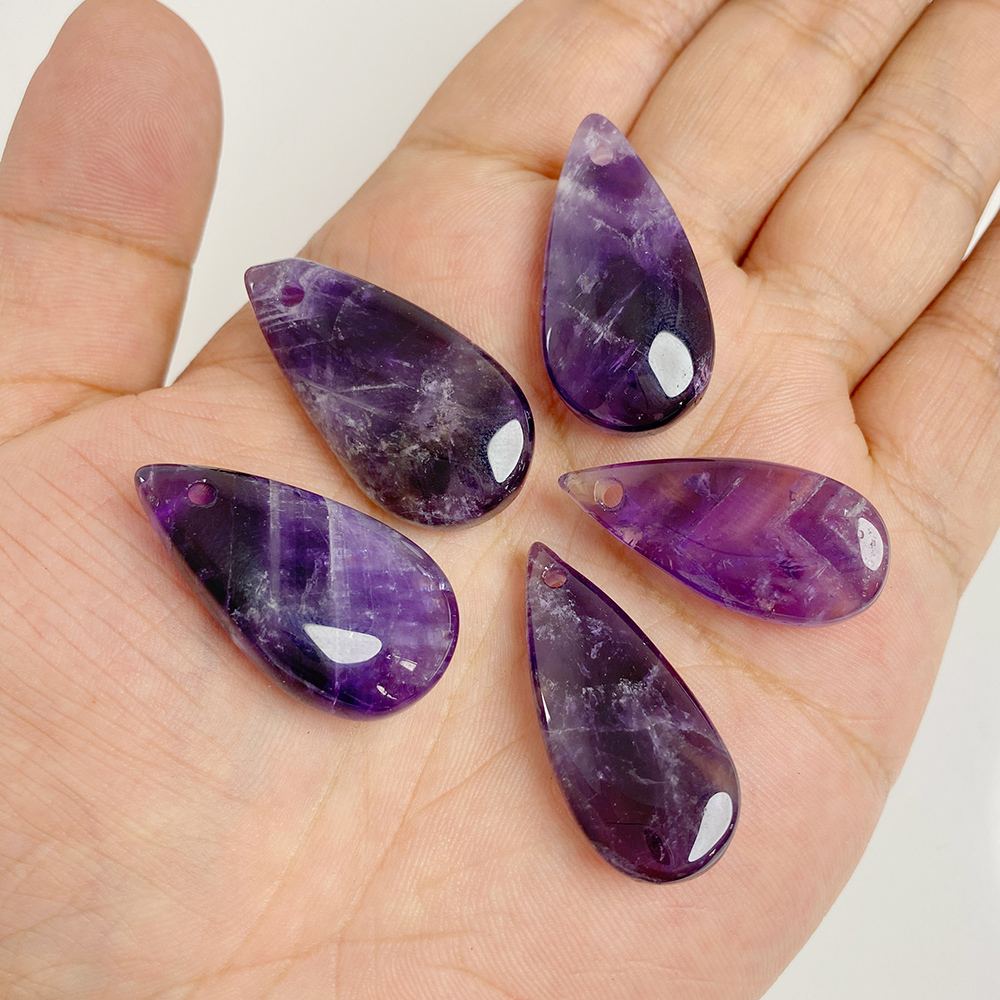 Crystal Pendant Necklace Natural Stone - 1 шт., подвеска в виде крупной