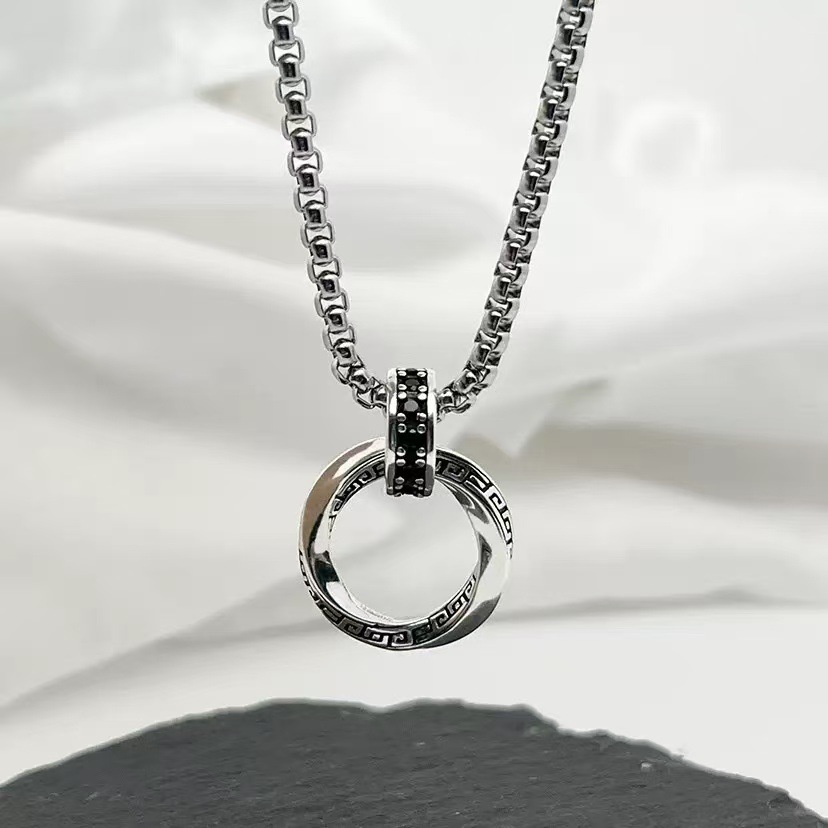 925 Sterling Silver Chain Necklace Men - Новое ожерелье из серебра 925 пробы,