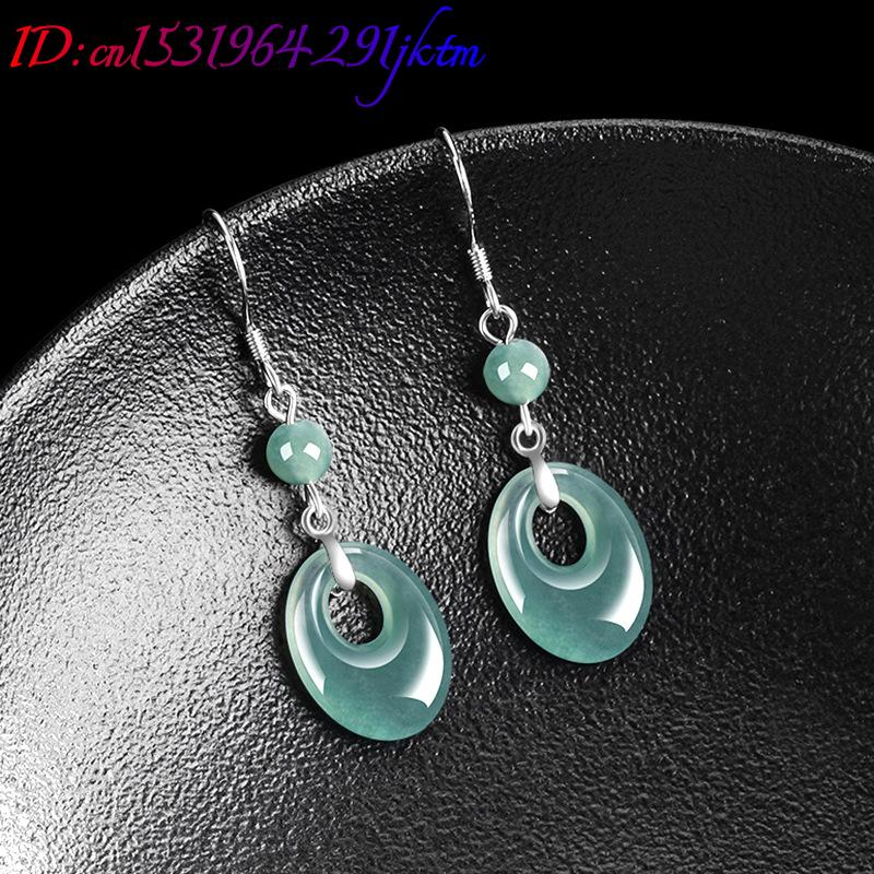 Мьянманский жадеит, серьги-кол – обзор и цена Earrings