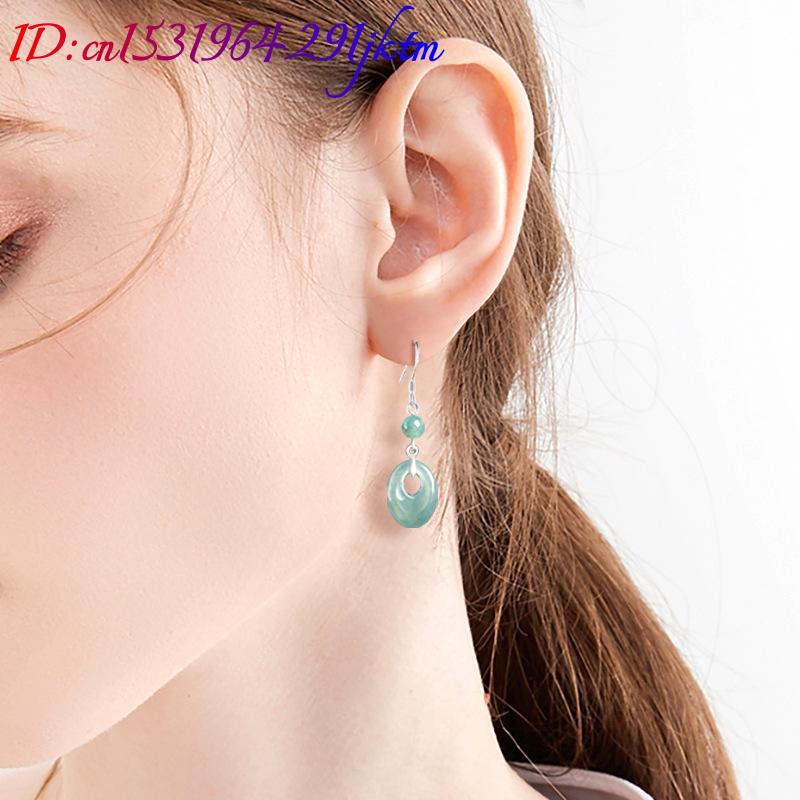 Мьянманский жадеит, серьги-кол – обзор и цена Earrings