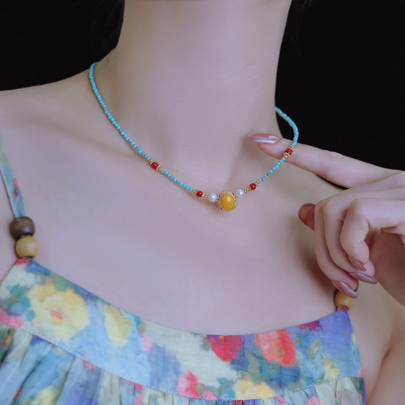 Новинка: винтажные ожерелья из – обзор и цена Pearl Choker Necklace Vintage