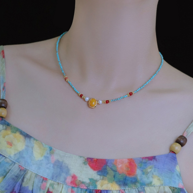Новинка: винтажные ожерелья из – обзор и цена Pearl Choker Necklace Vintage