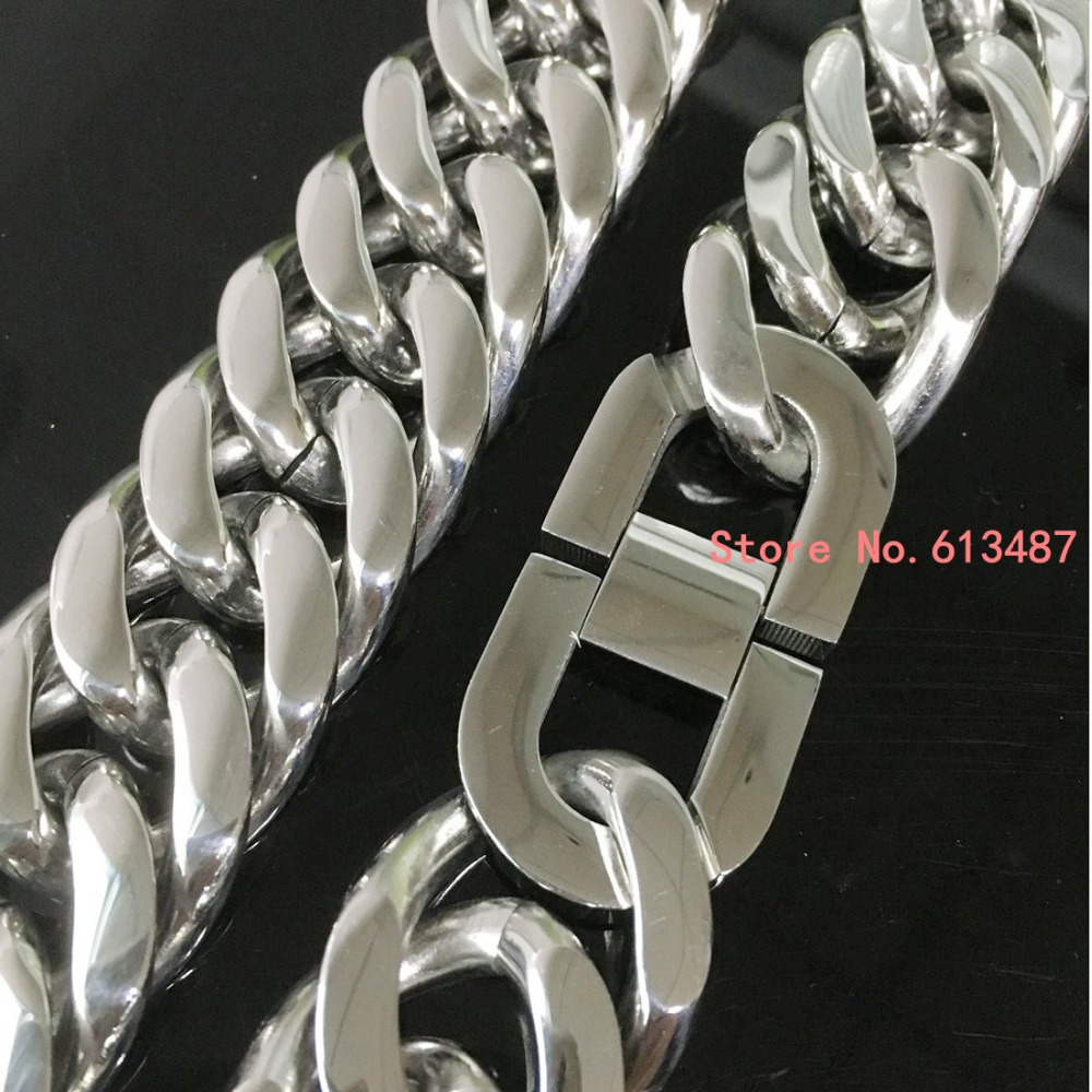 24 дюйма 21 мм тяжелые огромны – обзор и цена Cuban Link Chain 12Mm